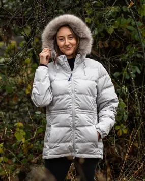 Elara Urban Puffer in Pebble Grey