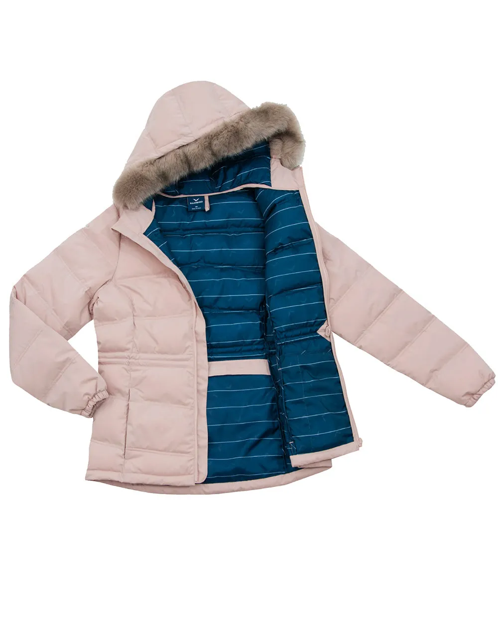 Elara Urban Puffer in Rose Blush