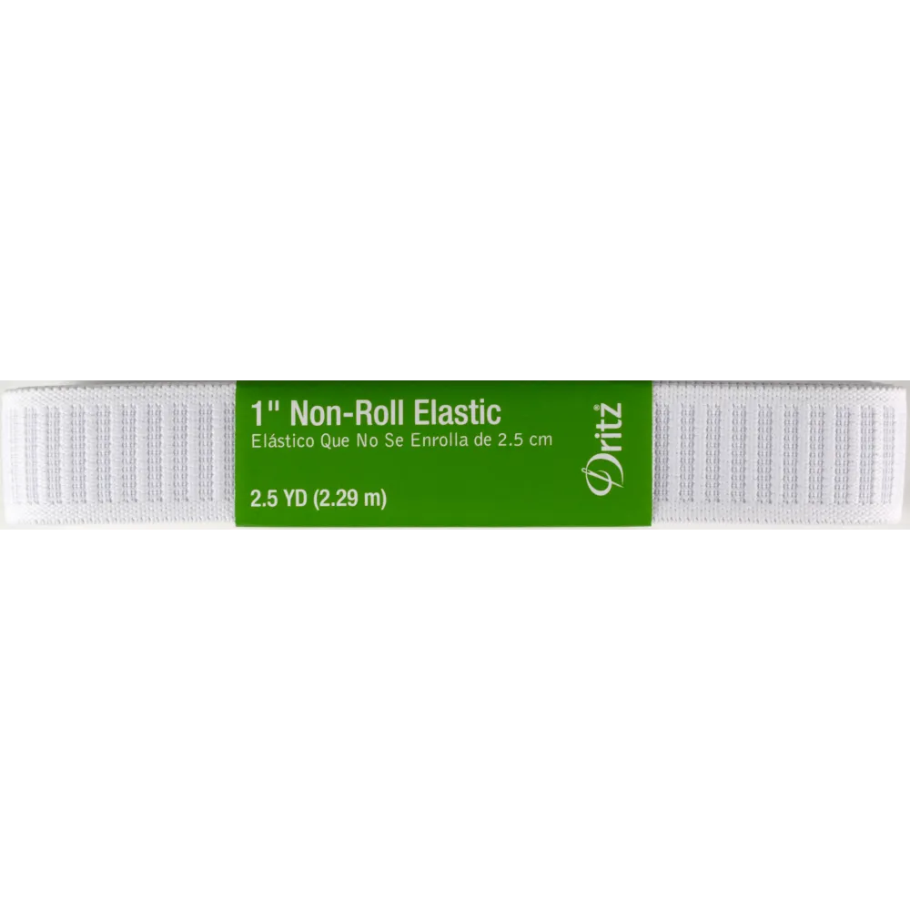 Elastic 1-inch Non-Roll