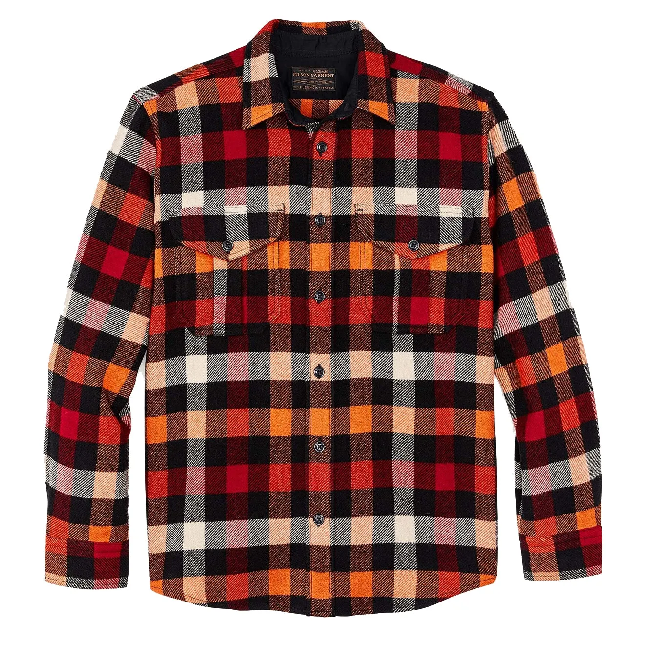 Filson Northwest Wool Shirt Adrenaline Red / Flame