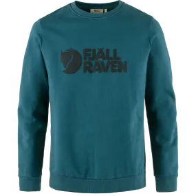 Fjällräven Men&#x27;s Fjällräven Logo Sweater Deep Sea | Buy Fjällräven Men&#x27;s Fjällräven Logo Sweater Deep Sea here | Outnorth