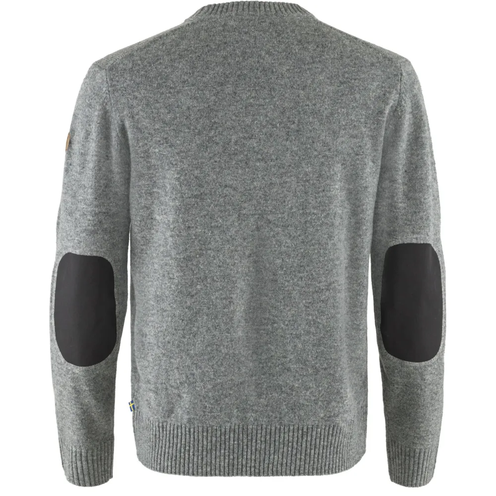 Fjällräven Men&#x27;s Övik Round-neck Sweater Grey | Buy Fjällräven Men&#x27;s Övik Round-neck Sweater Grey here | Outnorth