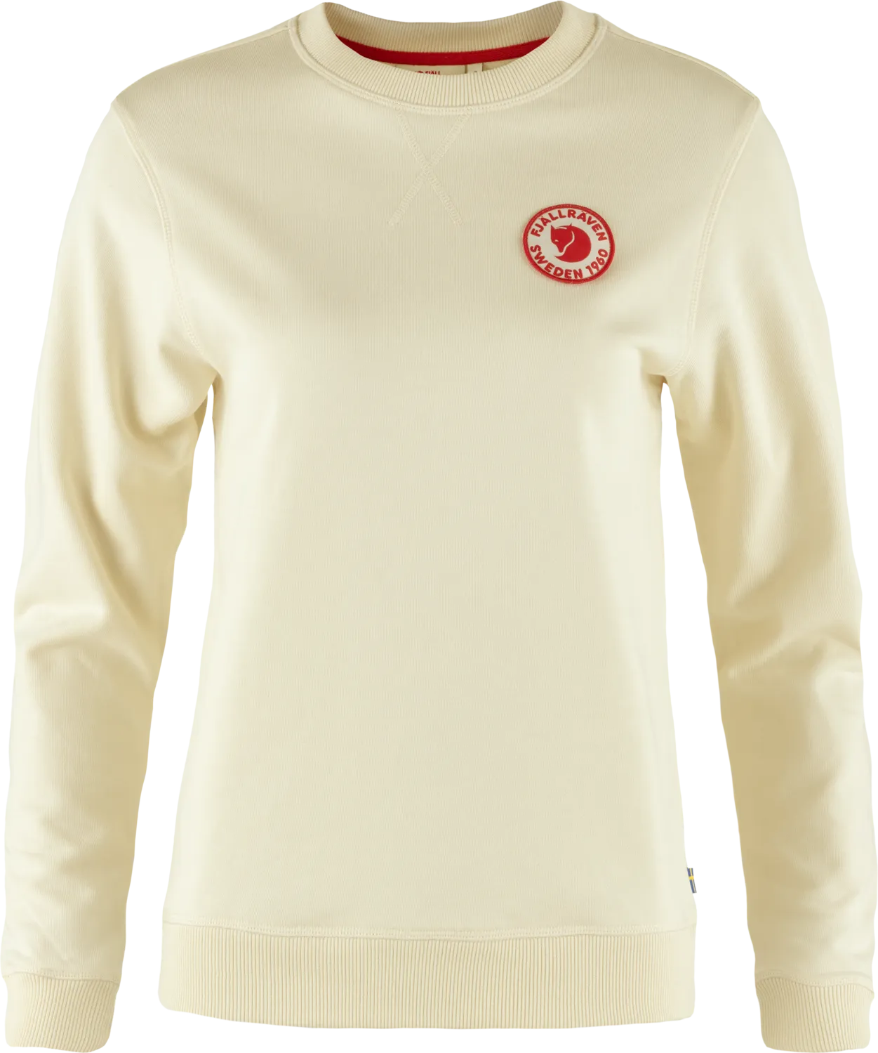 Fjällräven Women&#x27;s 1960 Logo Badge Sweater Chalk White | Buy Fjällräven Women&#x27;s 1960 Logo Badge Sweater Chalk White here | Outnorth