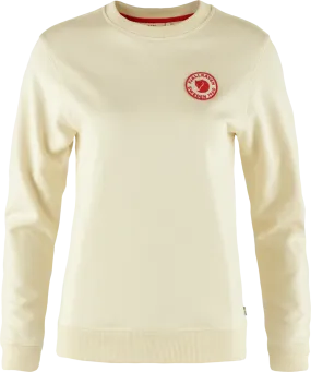 Fjällräven Women&#x27;s 1960 Logo Badge Sweater Chalk White | Buy Fjällräven Women&#x27;s 1960 Logo Badge Sweater Chalk White here | Outnorth