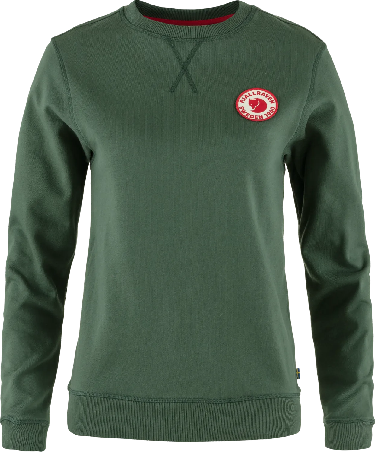 Fjällräven Women&#x27;s 1960 Logo Badge Sweater Deep Patina | Buy Fjällräven Women&#x27;s 1960 Logo Badge Sweater Deep Patina here | Outnorth