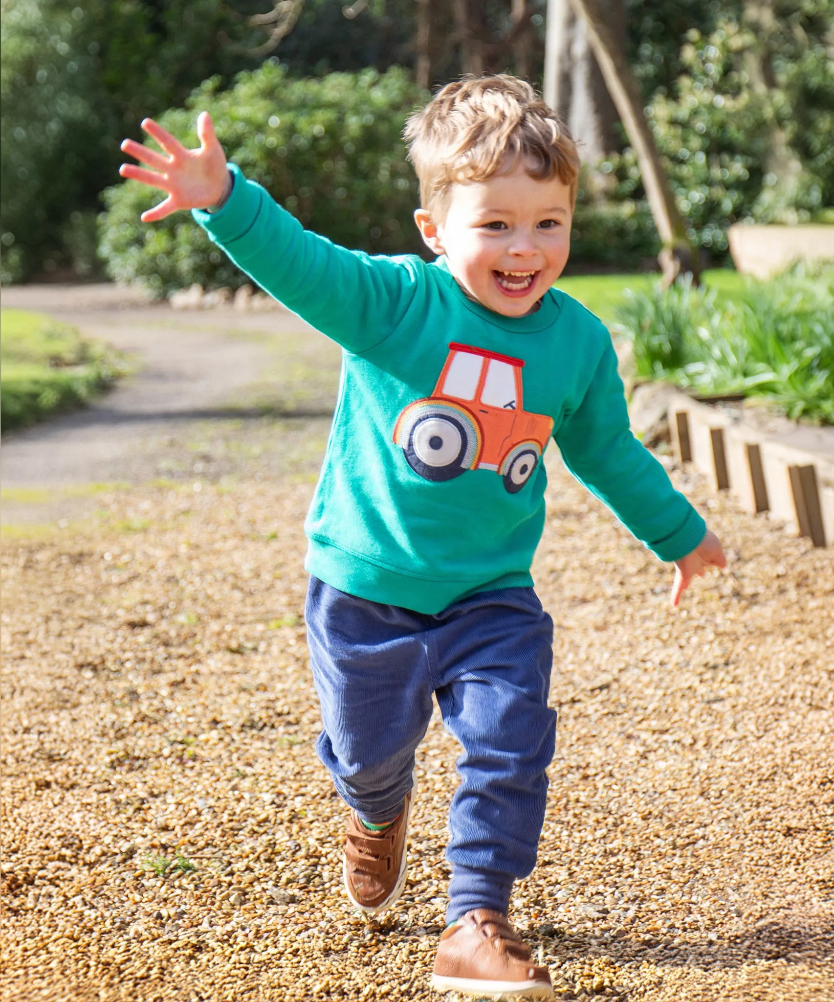 Frugi Easy On Jumper - Iguana/Tractor