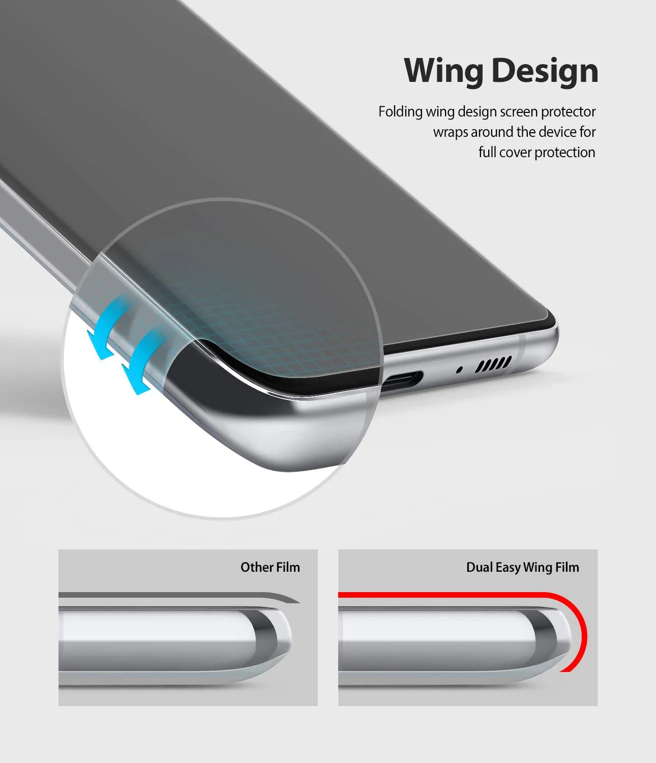 Galaxy S10 Lite Screen Protector Film | DUAL EASY WING - 2 Pack