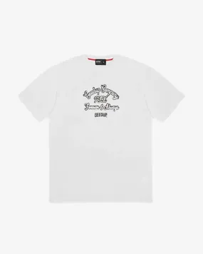 GEEDUP PLAY FOR KEEPS 13 YR NAVY WHITE TEE