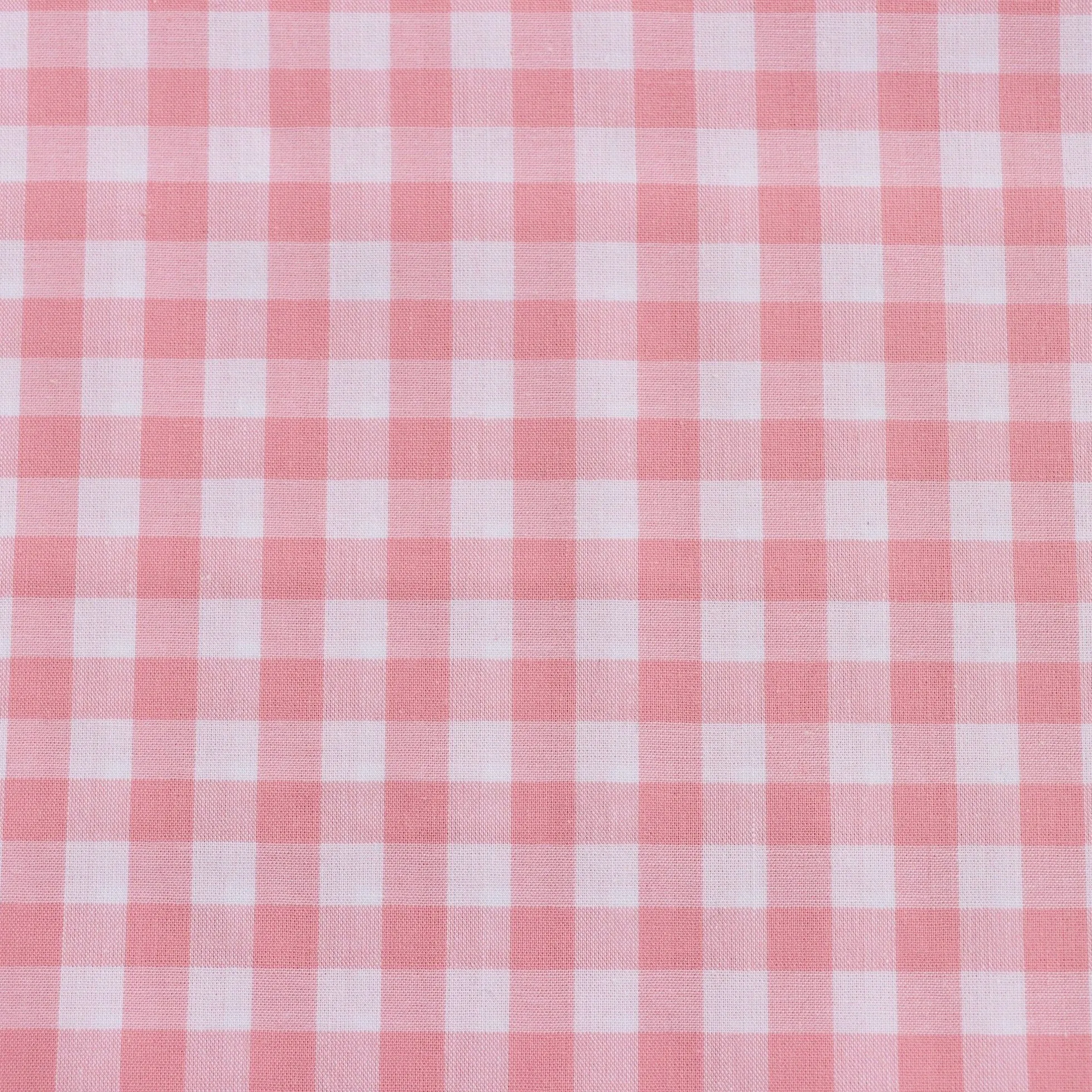 Gingham Yarn Dyed Cotton - Pink