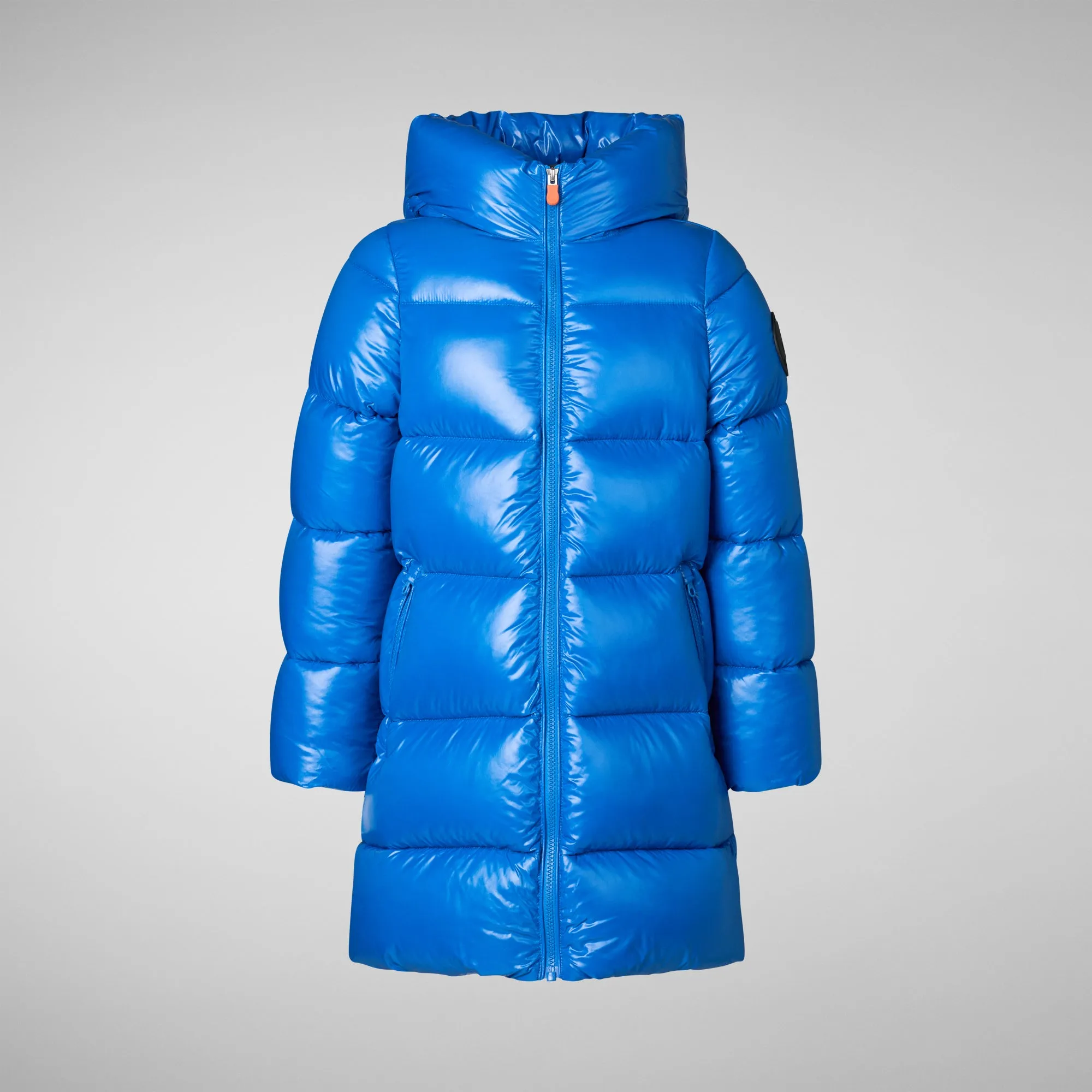 Girls' animal free Puffer jacket Millie in blue berry