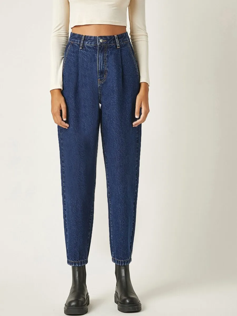 High-waisted Baggy Jeans