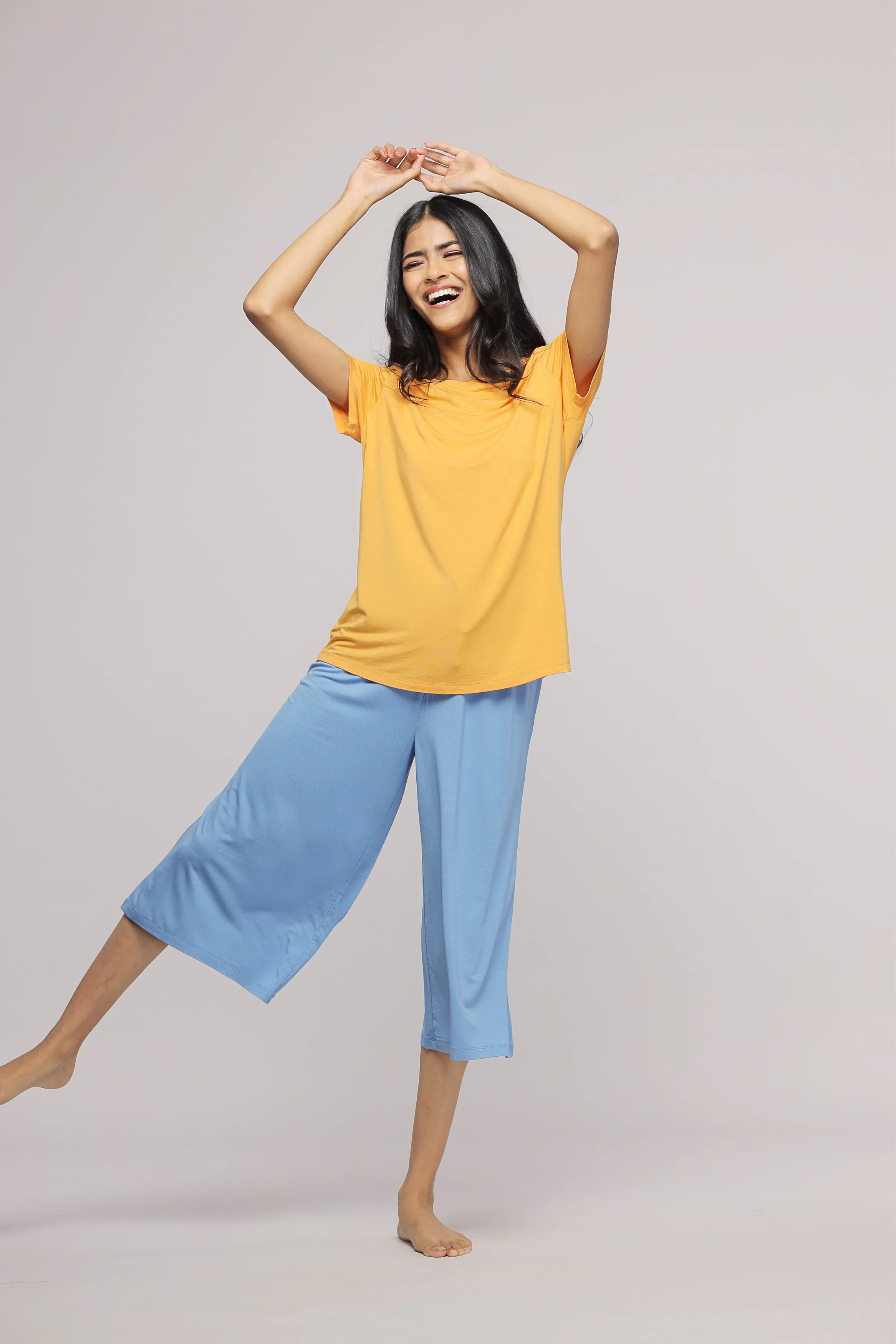 Horizon Blue Culotte Set