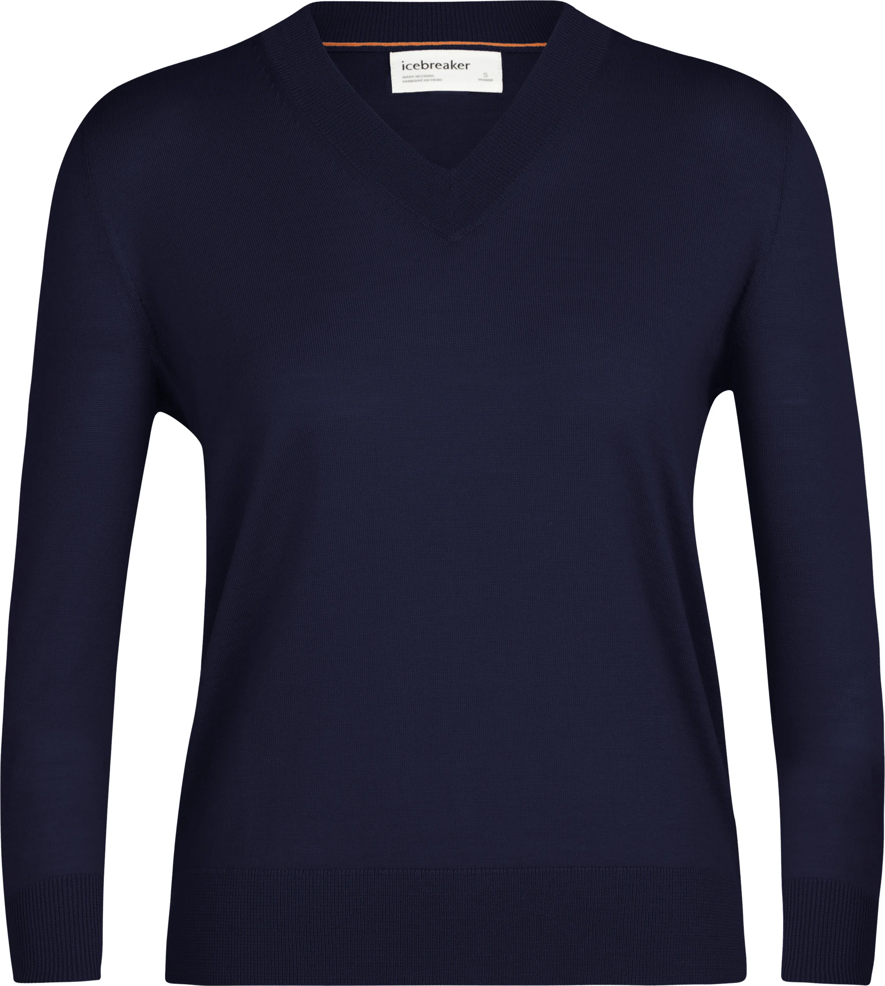 Icebreaker Women&#x27;s Wilcox Long Sleeve Sweater Midnight Navy | Buy Icebreaker Women&#x27;s Wilcox Long Sleeve Sweater Midnight Navy here | Outnorth