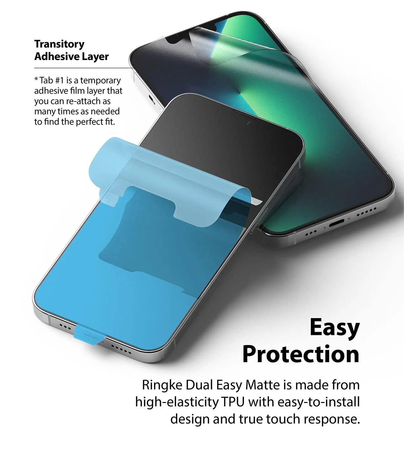 iPhone 13 / iPhone 13 Pro Screen Protector Guard | Dual Easy Matte - 2 Pack