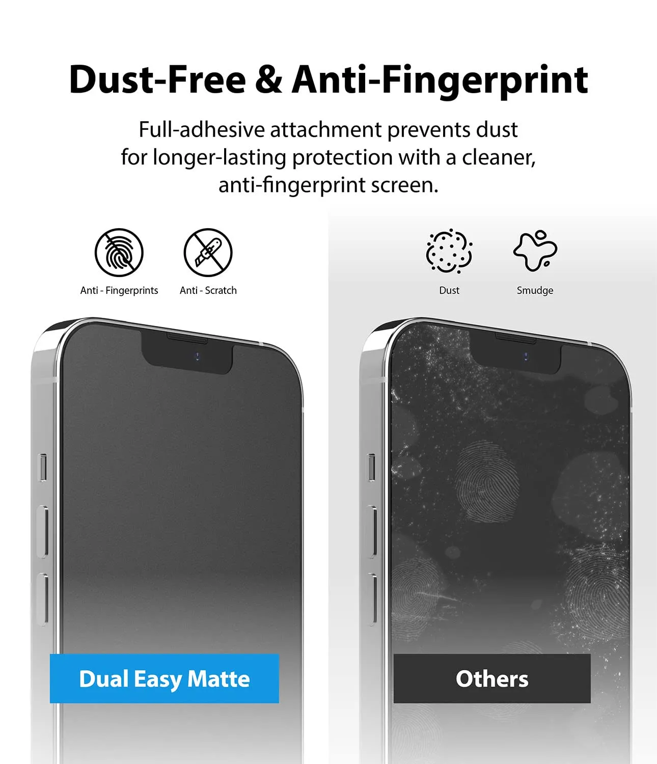 iPhone 13 / iPhone 13 Pro Screen Protector Guard | Dual Easy Matte - 2 Pack