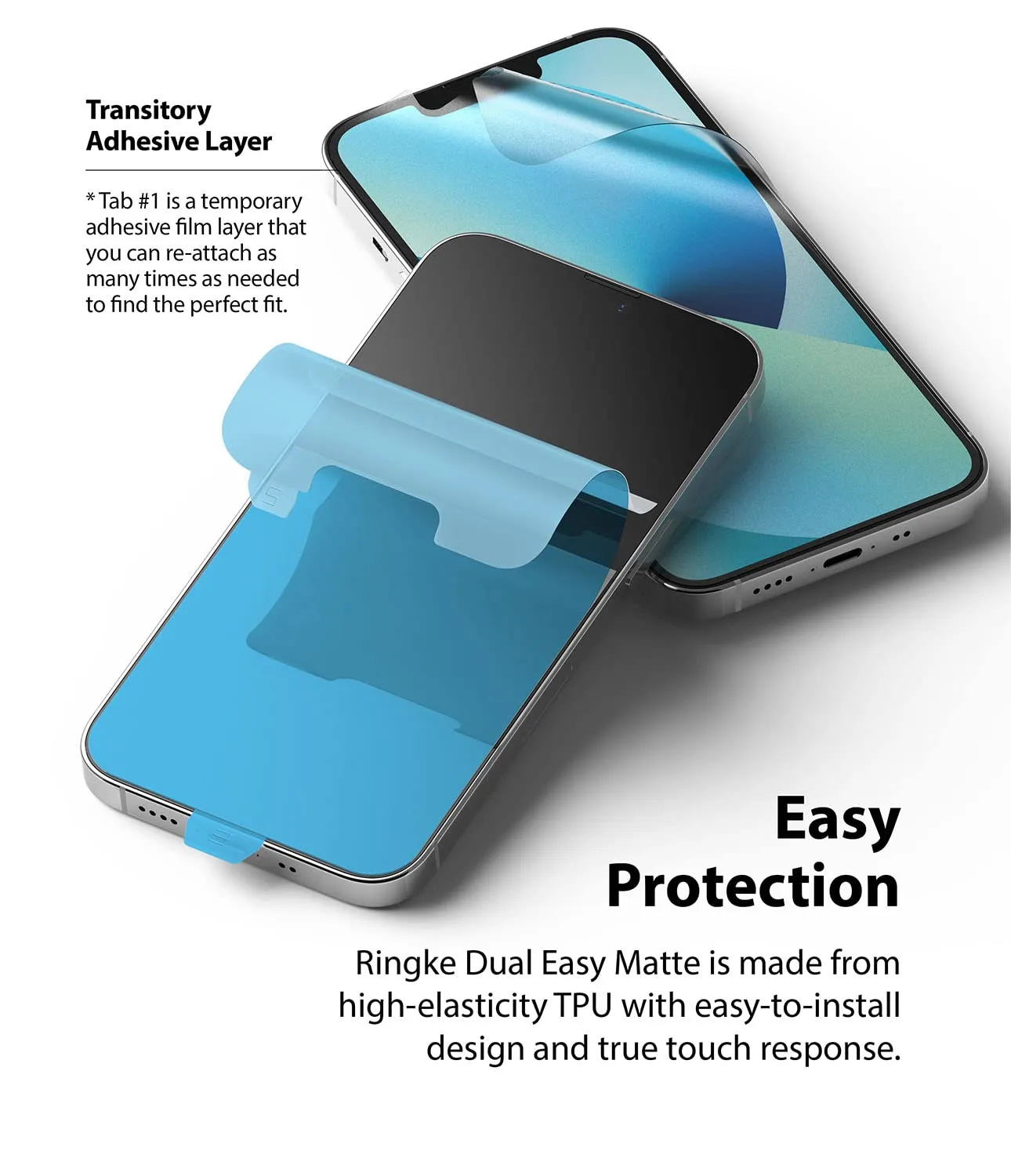 iPhone 13 Mini Screen Protector Guard | Dual Easy - Matte 2 Pack