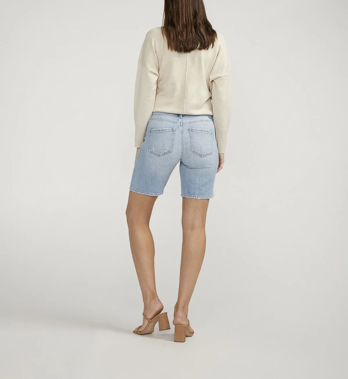 Jag Jeans Cassie 8" Lightweight Denim Shorts