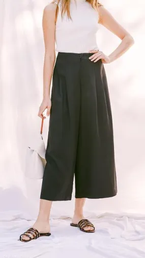 Kay Wide Leg Cropped Pant