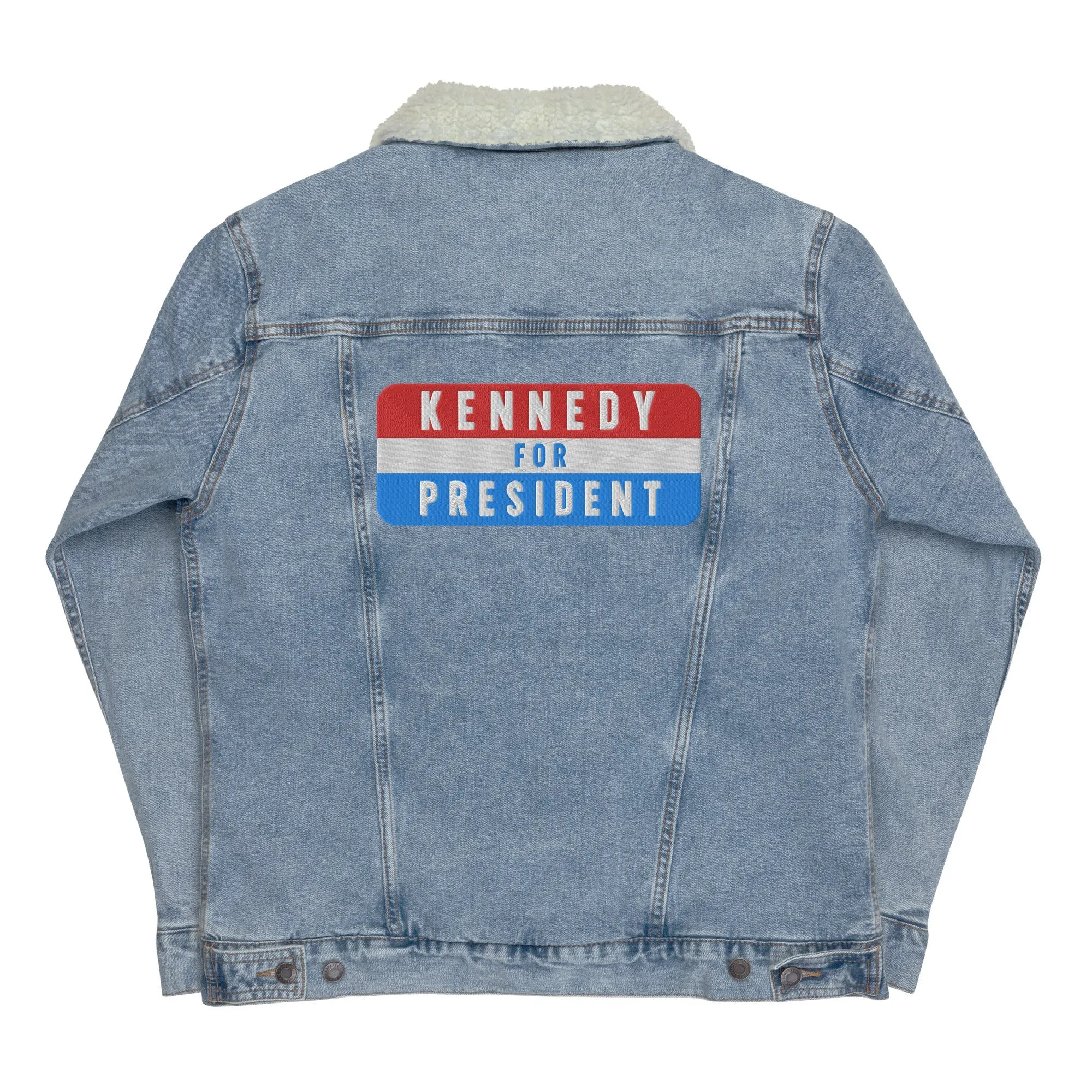 Kennedy For President Warm Denim Jacket