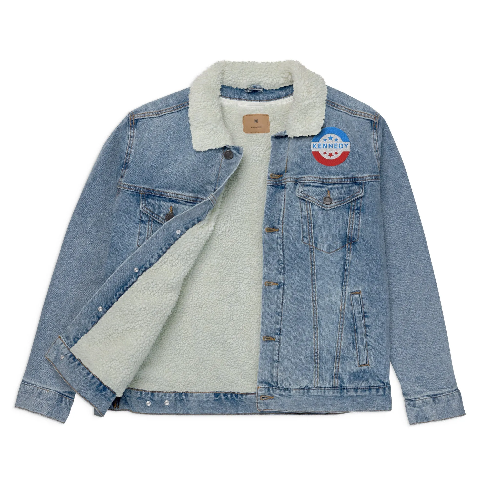 Kennedy For President Warm Denim Jacket