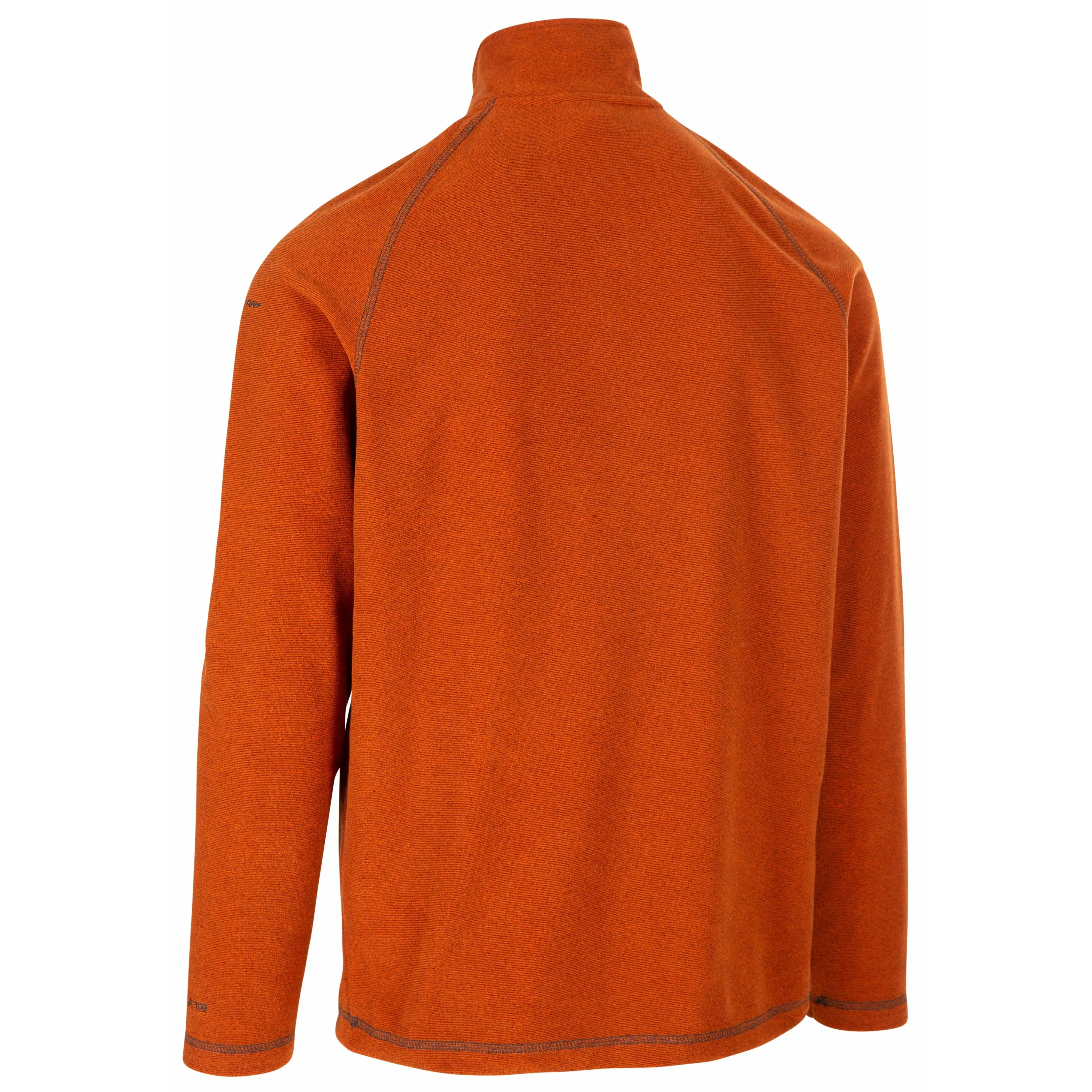 Keynote Men's Half Zip Fleece Top in Burnt Orange