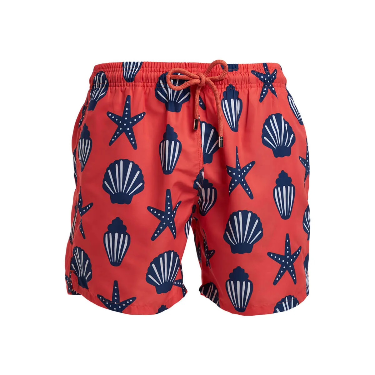 Kids Swim Shorts - Shells | Orange