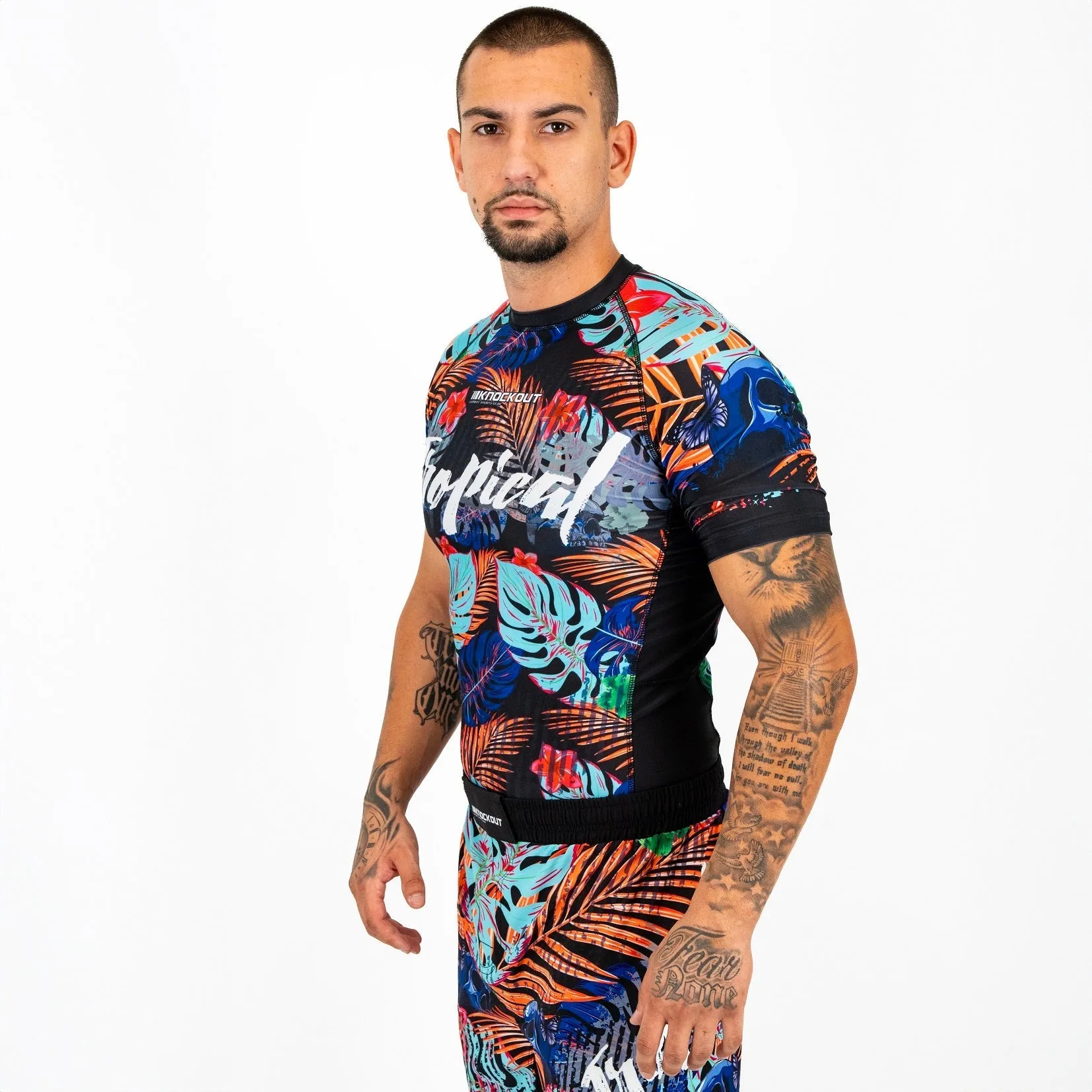 Knockout Tropical Compression T-Shirt