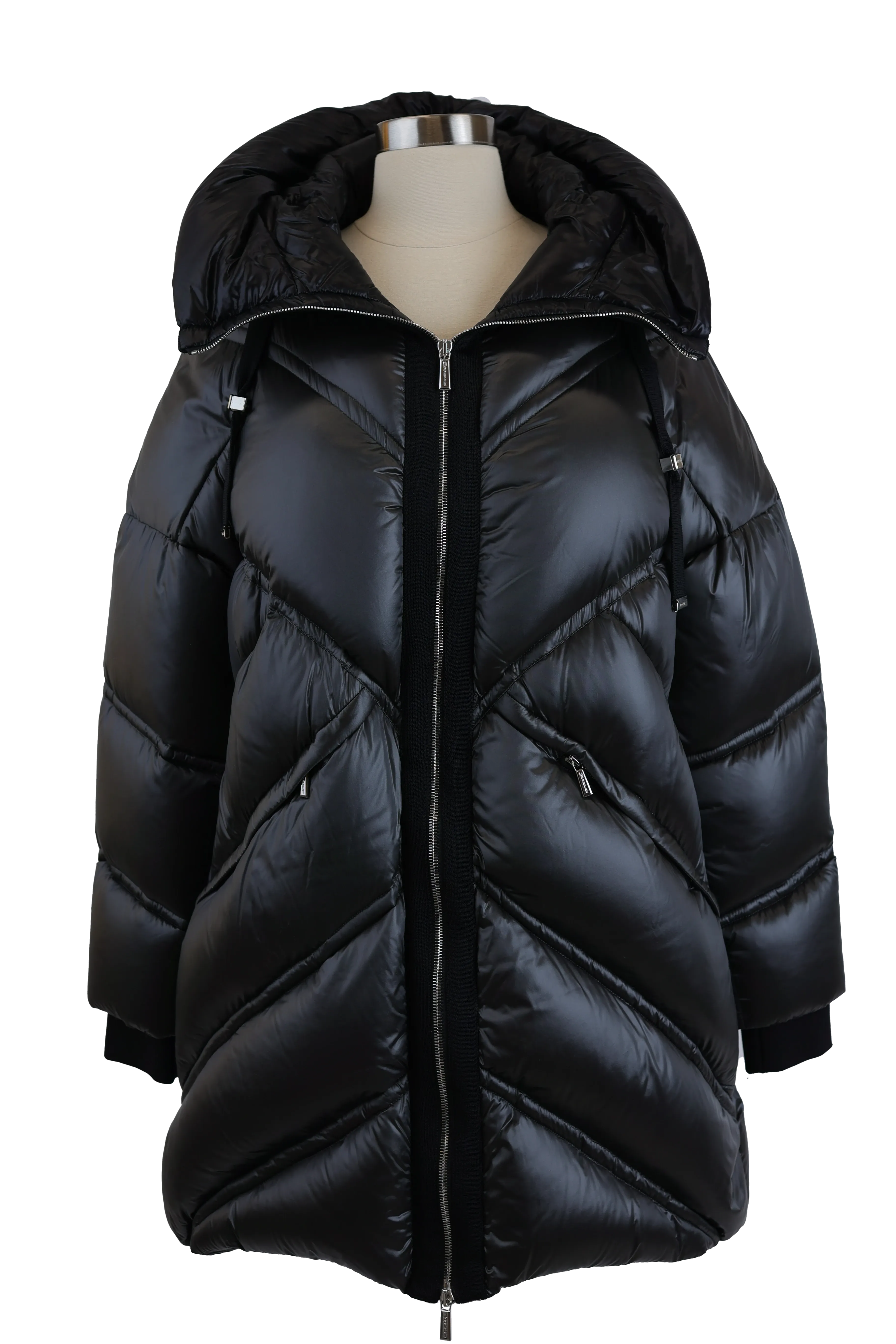 Long Down Filled Parka Coat