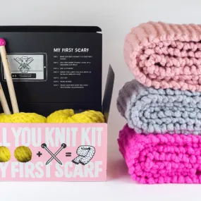 Loopy Mango All You Knit Kit - Scarf