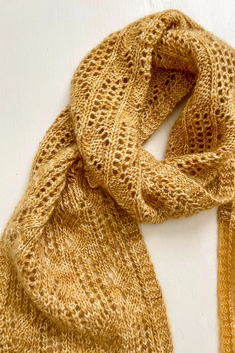 Madelinetosh Tosh Patterns - Fireside Scarf - PDF Download