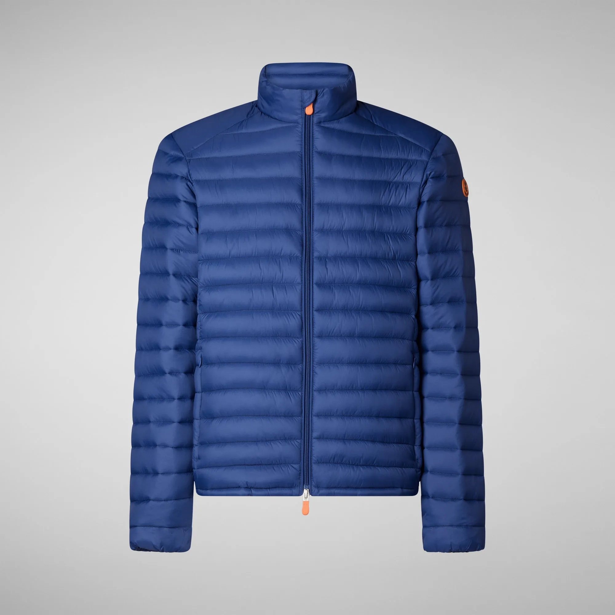 Man's animal free puffer jacket Alexander in eclipse blue