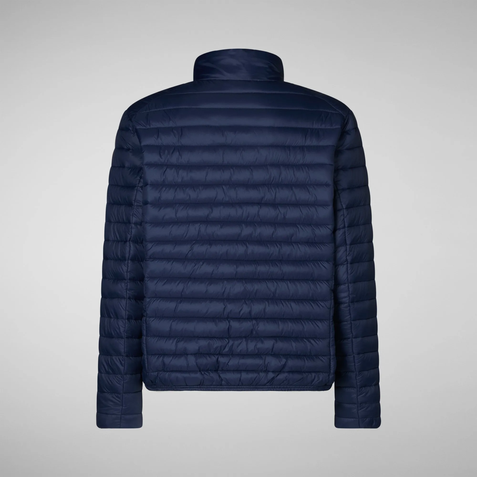 Man's animal free puffer jacket Alexander in navy blue