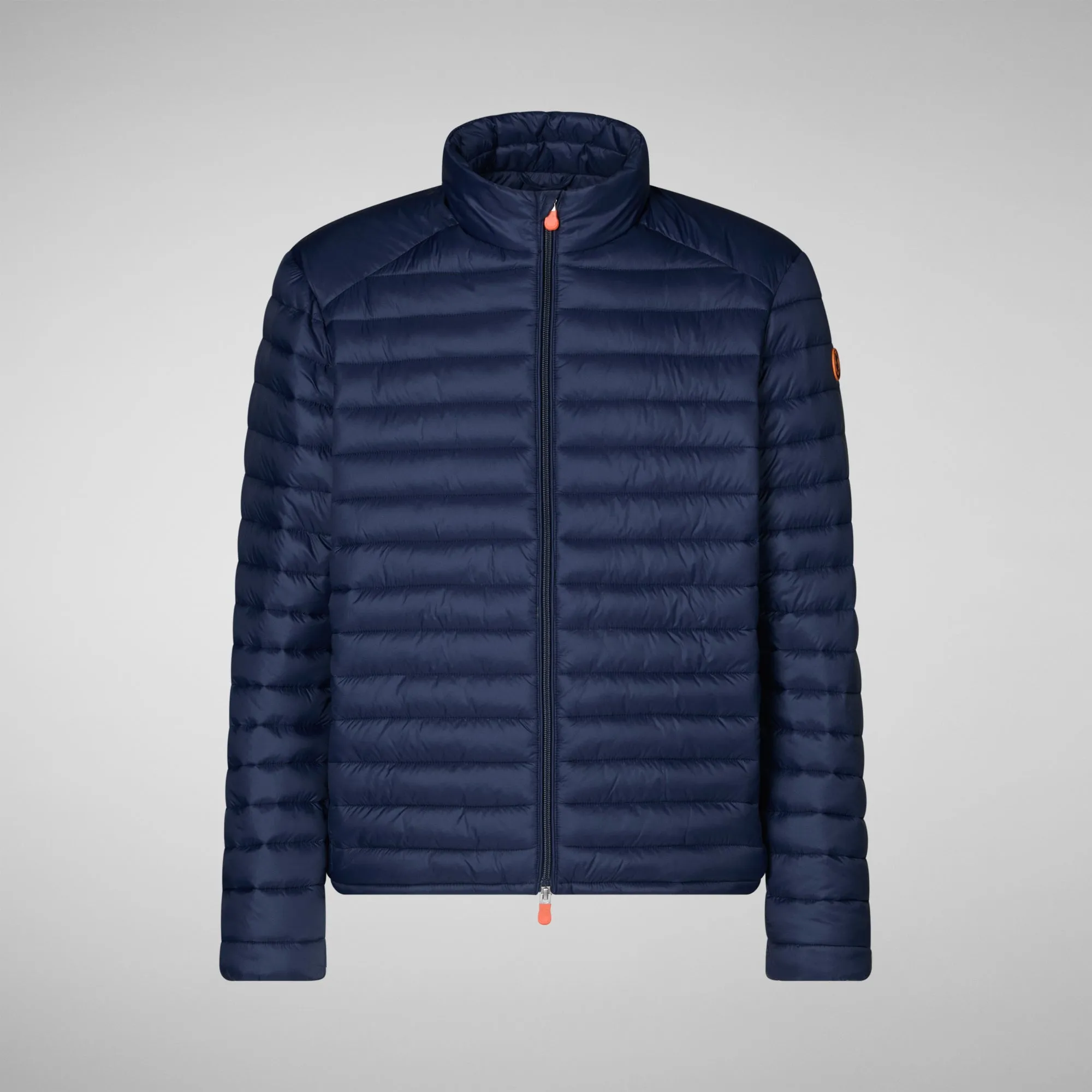 Man's animal free puffer jacket Alexander in navy blue