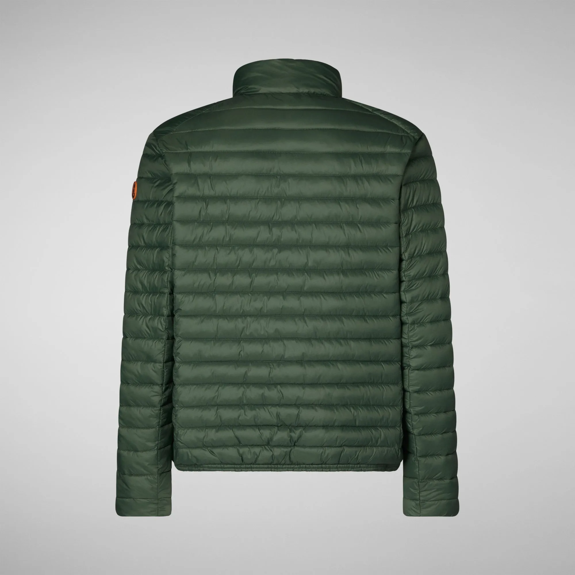 Man's free puffer jacket Alexander in thyme green