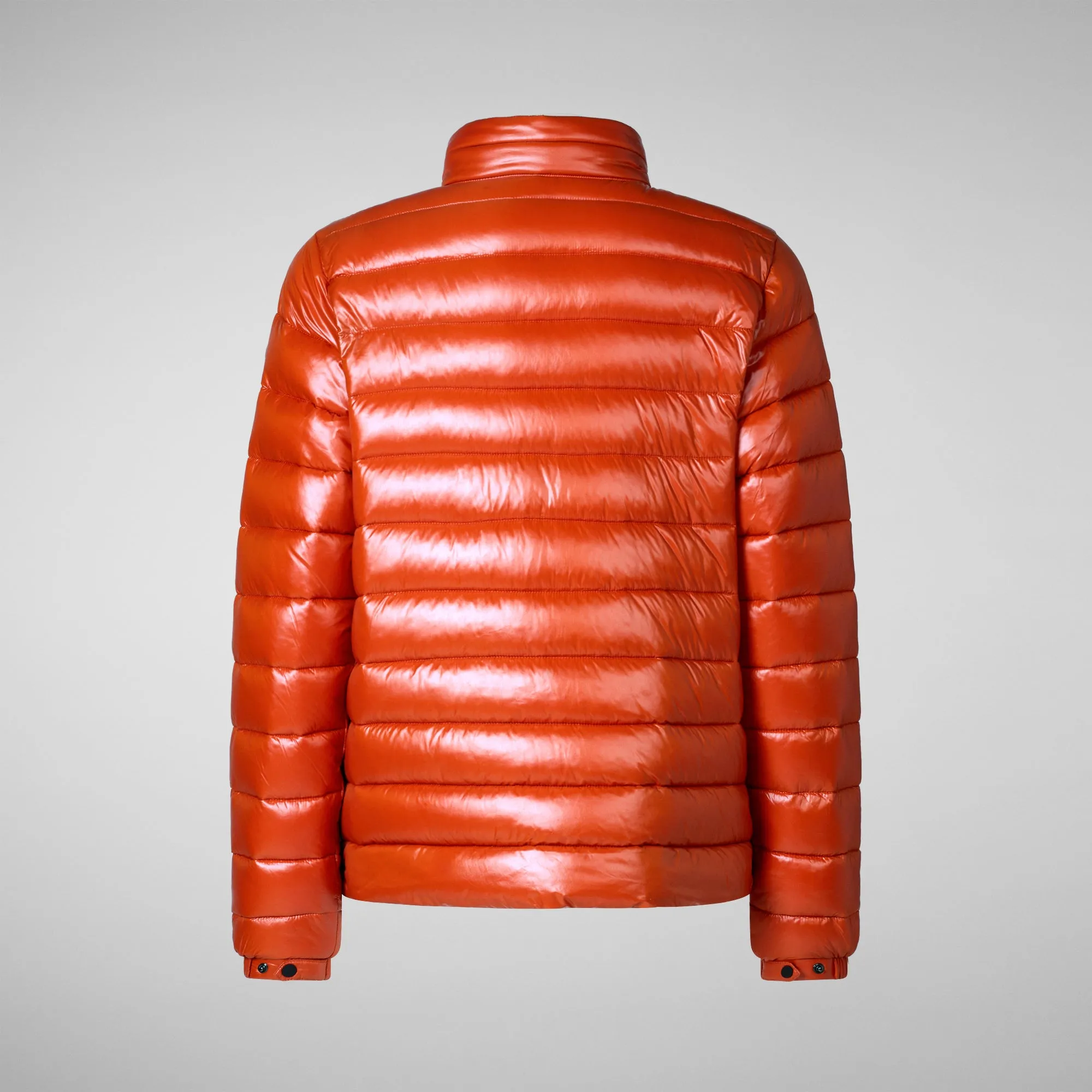 Men's animal free Puffer jacket Holden in maple orange