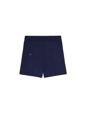 Mens Archive Knit Shorts—navy blue