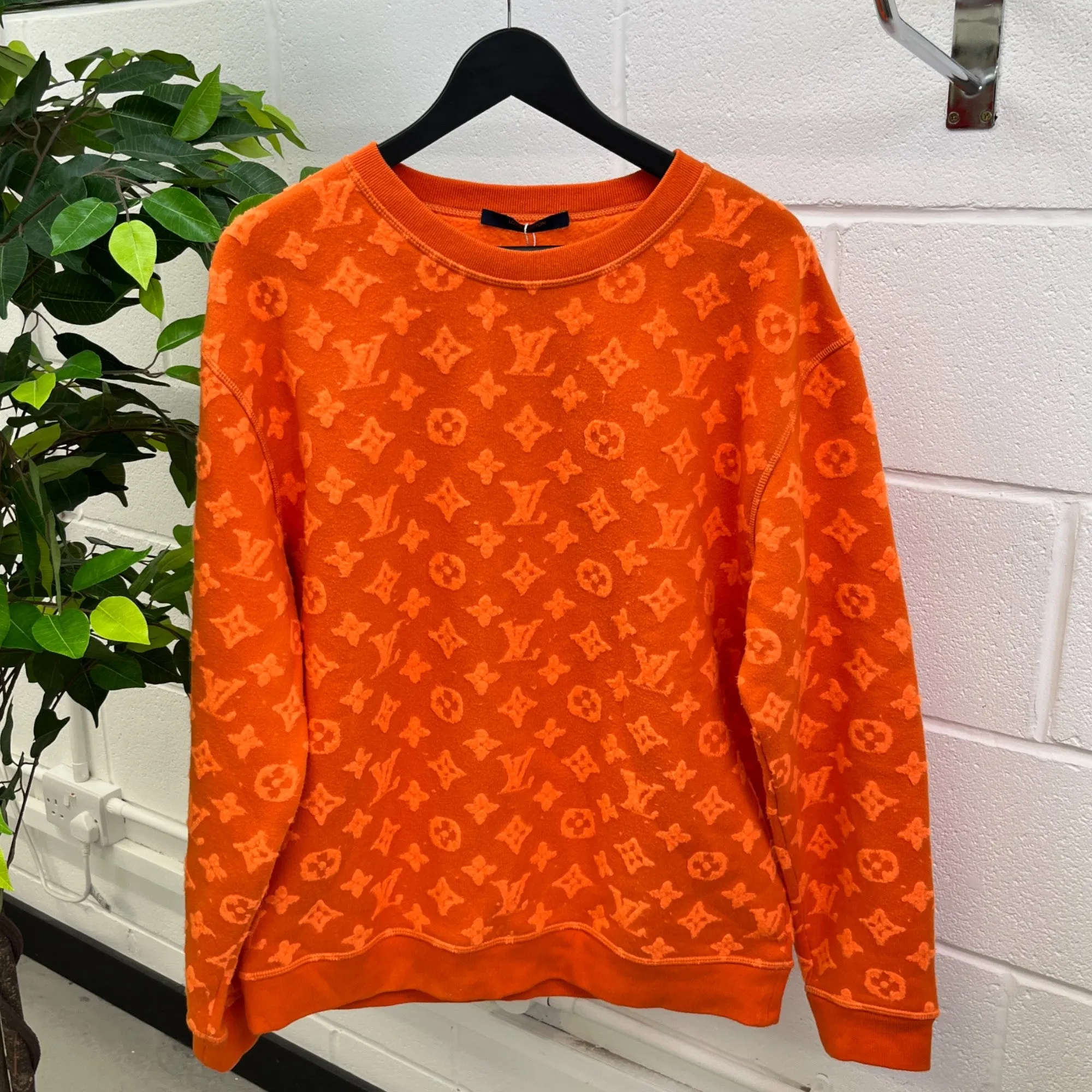 Men's Monogram Jumper Orange Size L