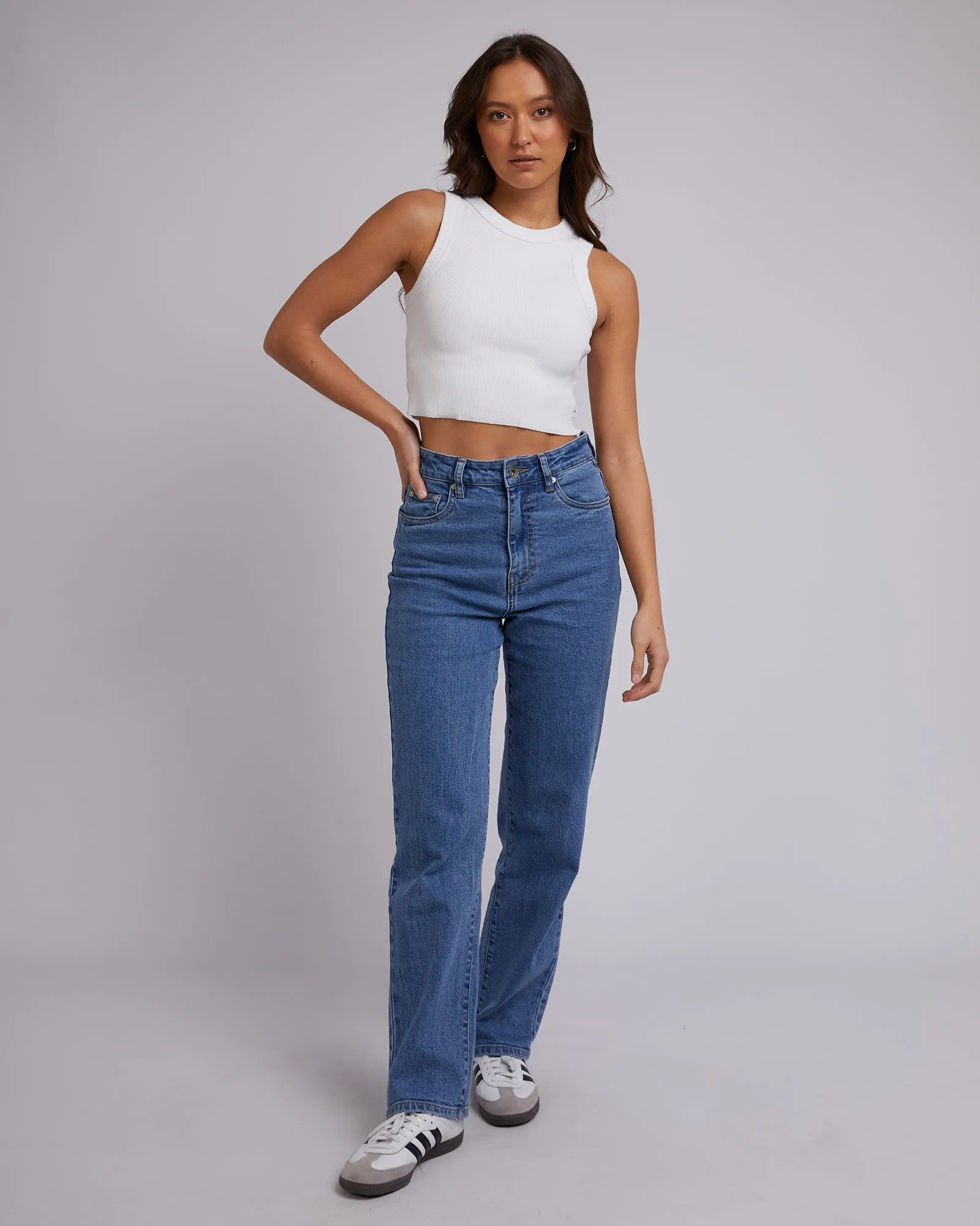 Mila Comfort Straight Jean Blue