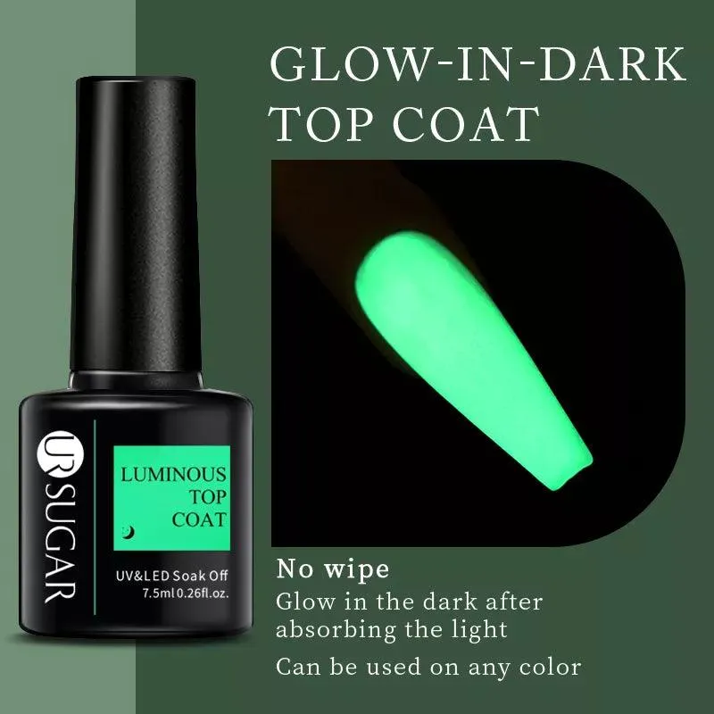 Neon Spark Gel Nail Polish: Vibrant Glow-in-Dark Art Kit