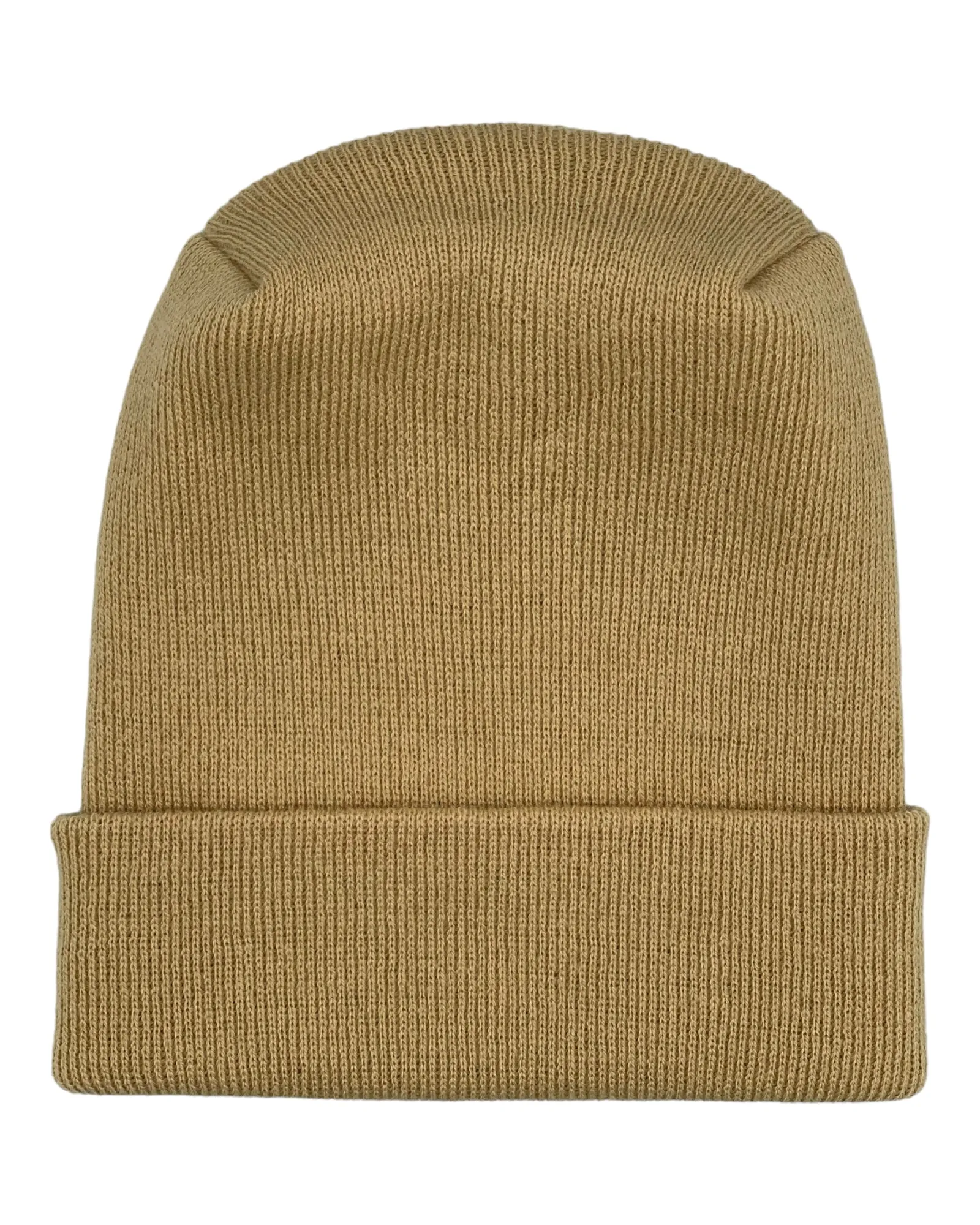 NEW HAAKWEAR Theta-Stitch Cuffed Beanie - Designed and Made in USA (Patent Pending Design) - Dune Beige