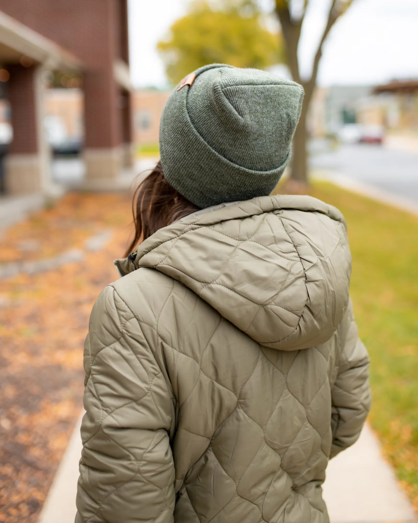 NEW HAAKWEAR Theta-Stitch Cuffed Beanie - Designed and Made in USA (Patent Pending Design) - Forest Green