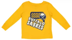 Outerstuff NHL Infant/Toddler Buffalo Sabres Team Long Sleeve Mascot T-Shirt