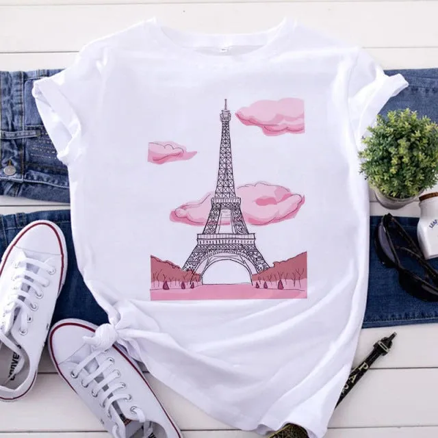 Paris printed t-shirt