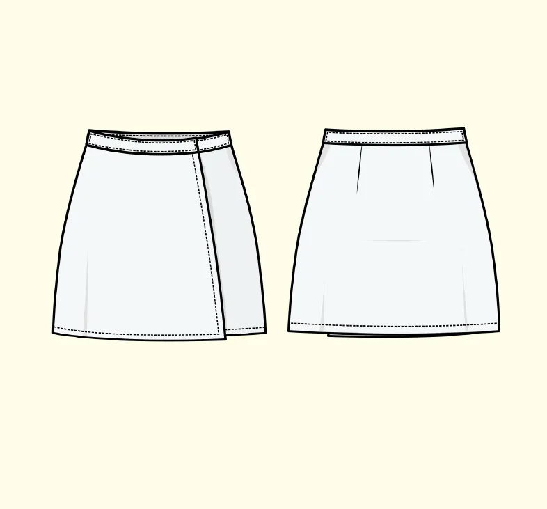 PDF Pattern - Clueless Skirt | Puff and Pencil