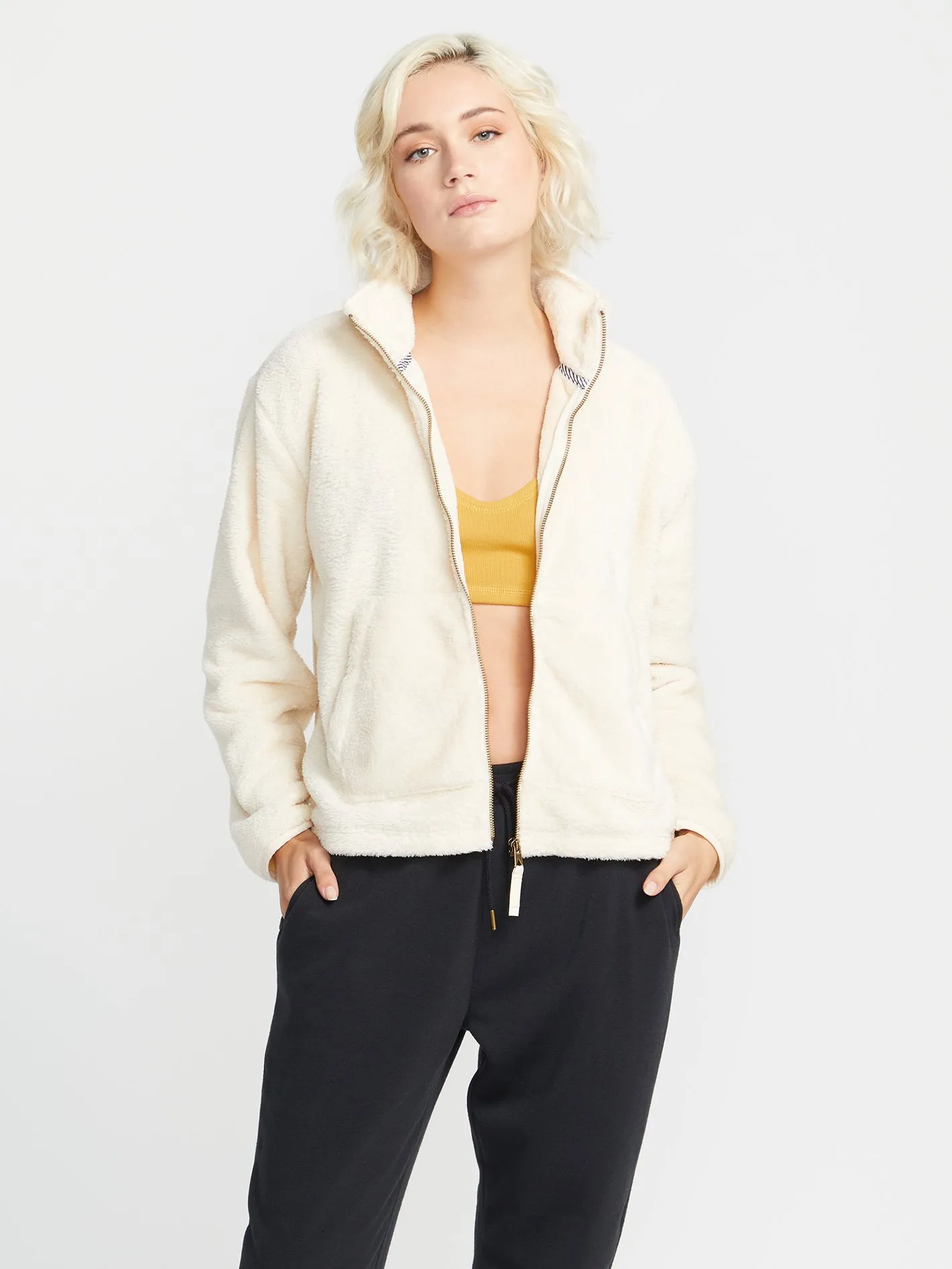 Pheelin Phurry Zip Jacket - Cloud