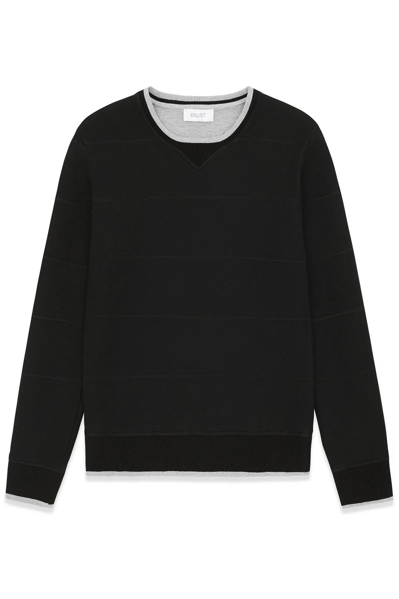 Quilted Bonded Cotton-Jersey Sweatshirt