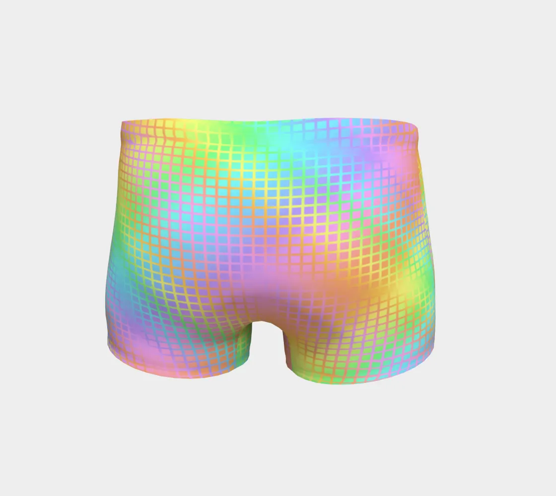 Rainbow Grid Shorts