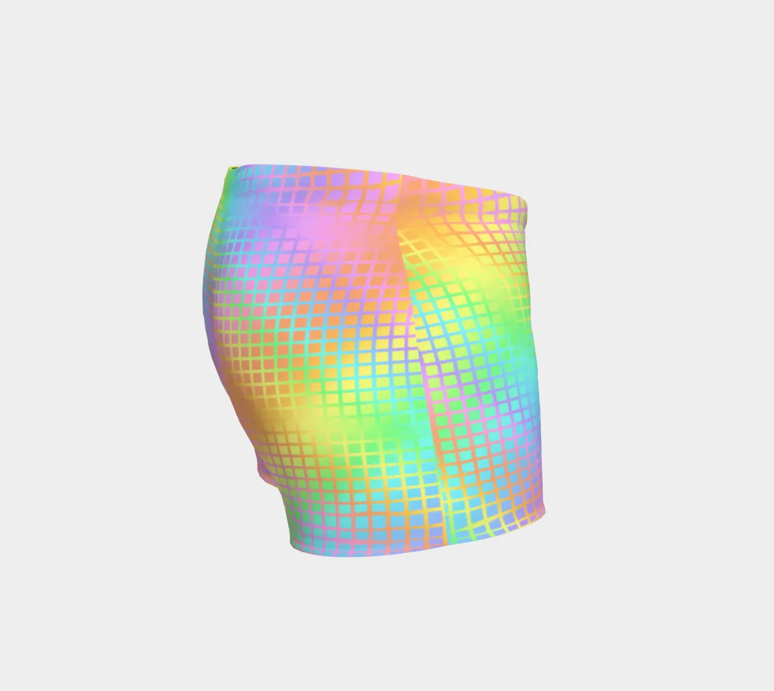 Rainbow Grid Shorts