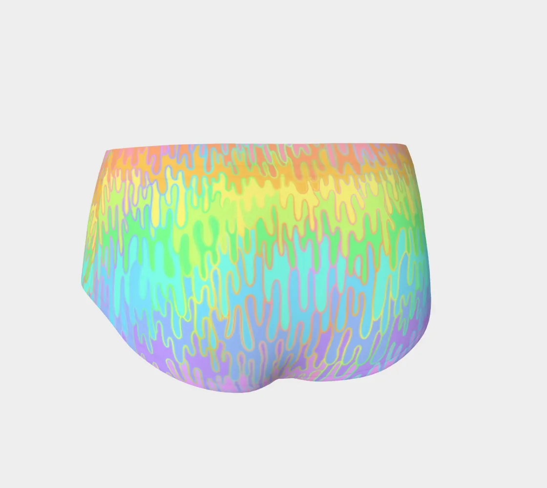 Rainbow Melt Booty Short