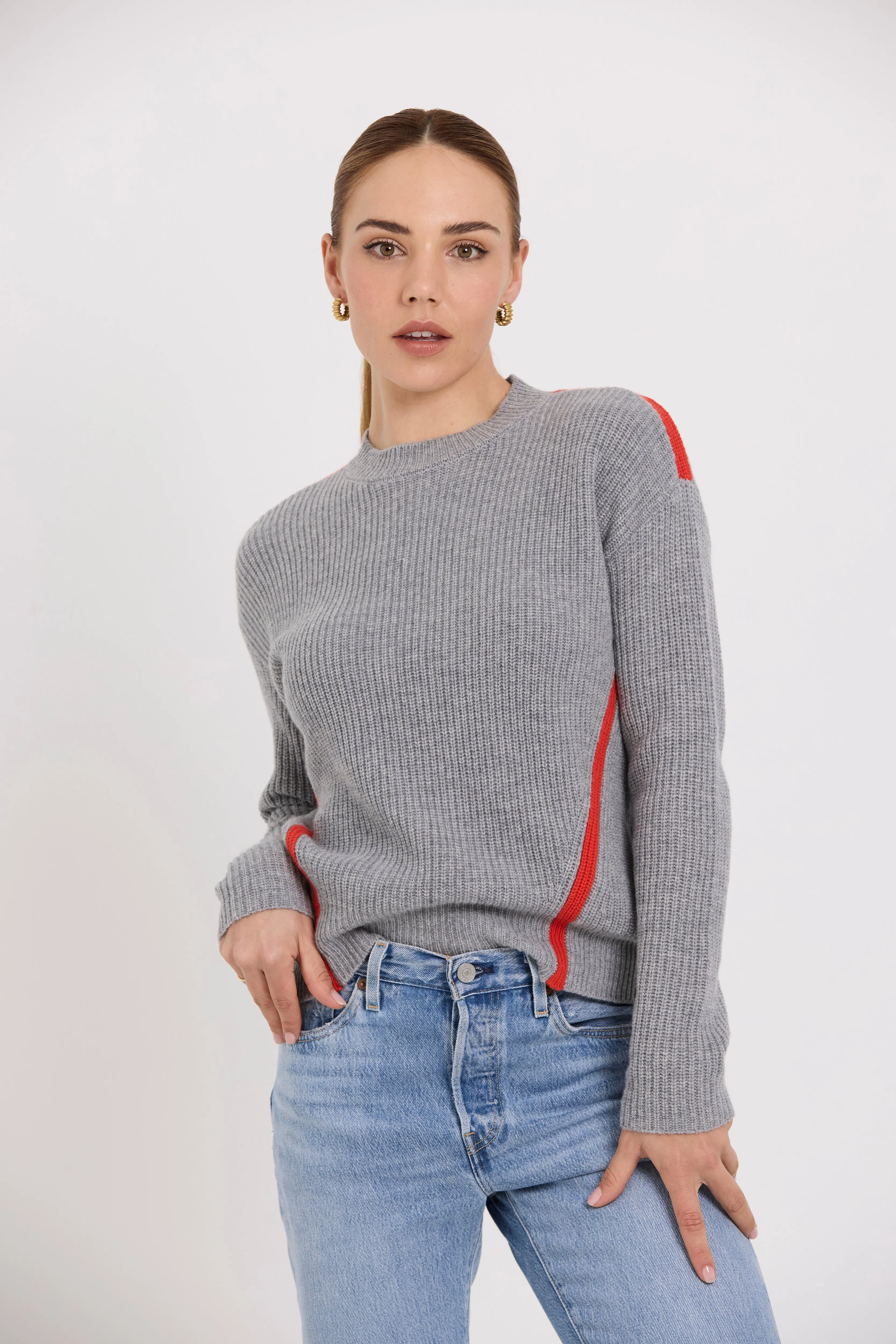 Shari Jumper | Grey/Orange